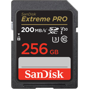 SanDisk Extreme PRO UHS-I 256GB (200mb/s) SDXC Memory Card