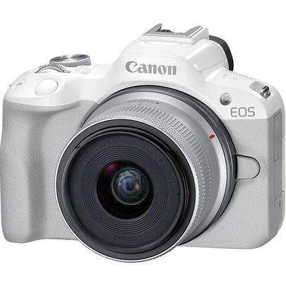 Canon EOS R50 Kit with RF 18-45mm (White)