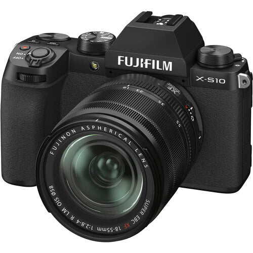 Fujifilm X-S10 Mirrorless Digital Camera with 18-55mm Lens