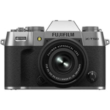 Load image into Gallery viewer, Fujifilm X-T50 Mirrorless Camera with XC 15-45mm F/3.5-5.6 Lens (Silver)