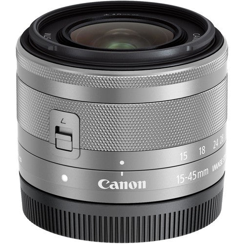 Buy Canon EF-M 15-45mm F3.5-6.3 IS STM Silver at Canada's Lowest