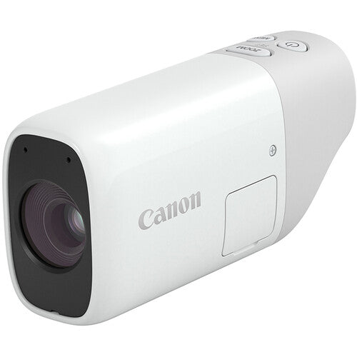 Image of Canon PowerShot Zoom Digital Camera (White)