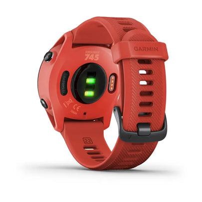 Garmin Forerunner 745 GPS Running Watch (Magma Red) (010-02445-12 EU)