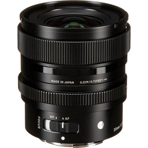 Sigma 20mm F2 DG DN Contemporary Lens (Sony E)